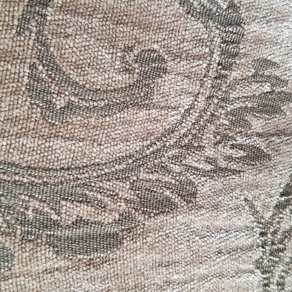 Chico's brocade jacket, gold and golden olive, size 1 - Picture 3 of 5